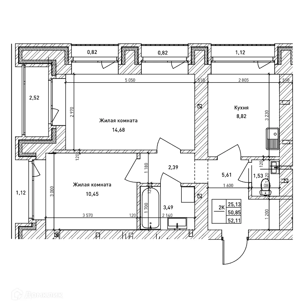 Фото квартиры в ЖК Комсомольский проспект