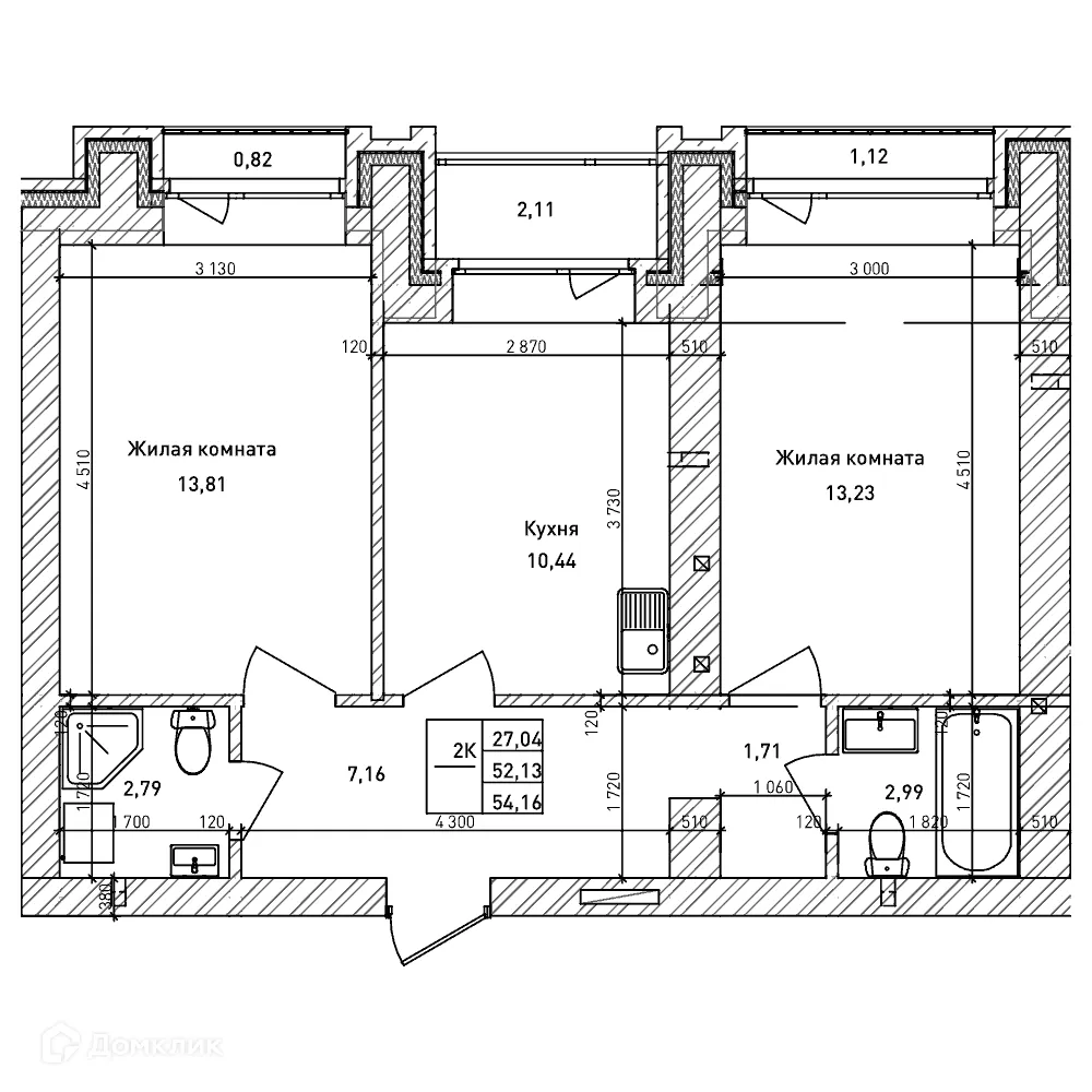 Фото квартиры в ЖК Комсомольский проспект