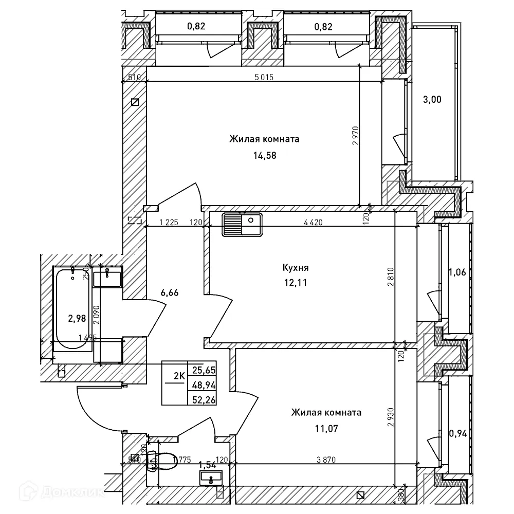 Фото квартиры в ЖК Комсомольский проспект