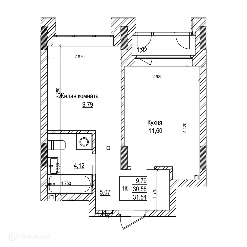 Фото квартиры в ЖК Комсомольский проспект