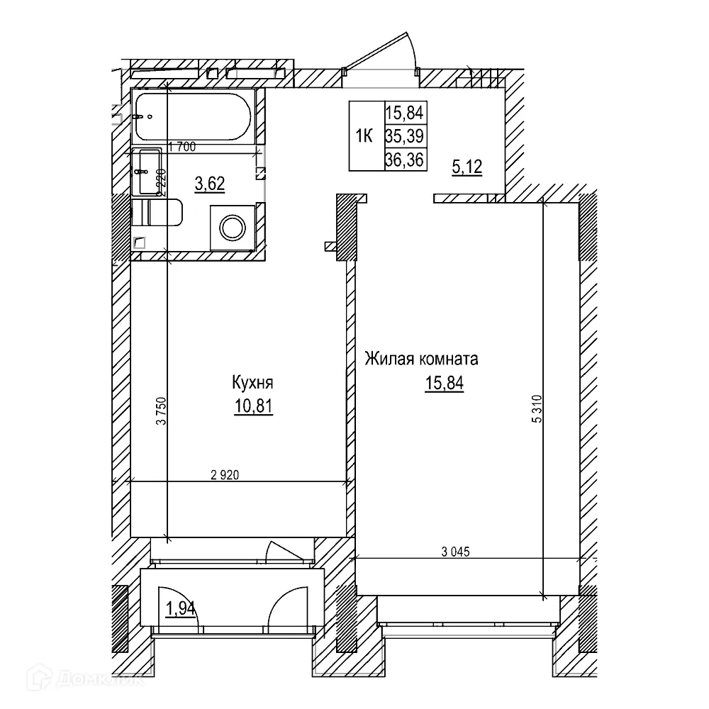 Фото квартиры в ЖК Комсомольский проспект