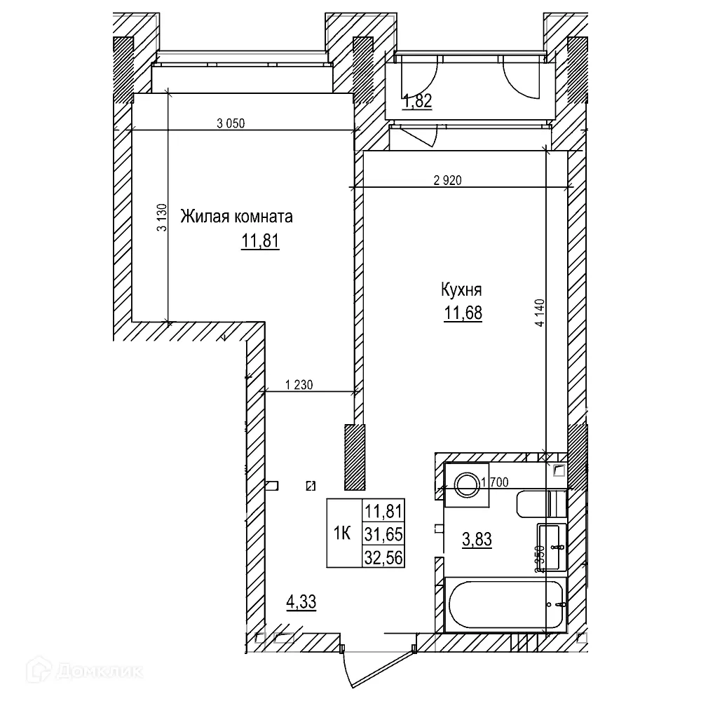 Фото квартиры в ЖК Комсомольский проспект