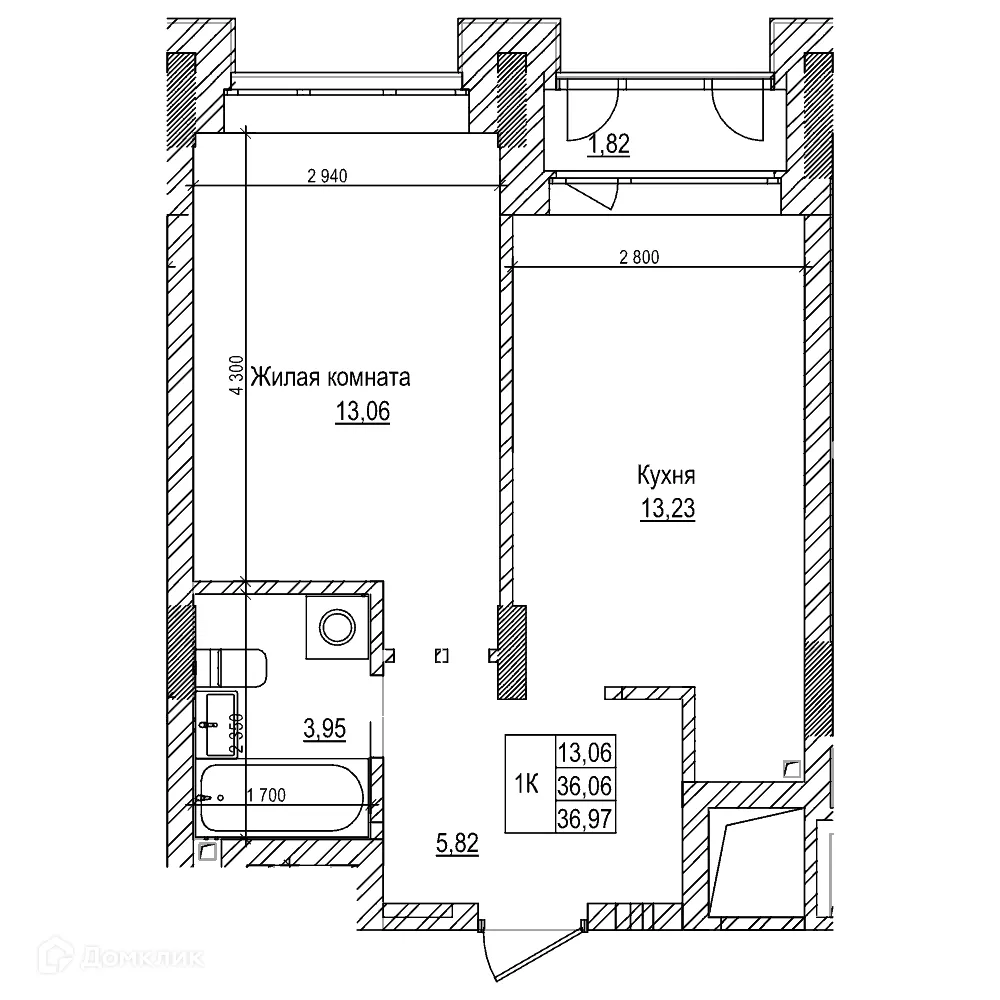 Фото квартиры в ЖК Комсомольский проспект