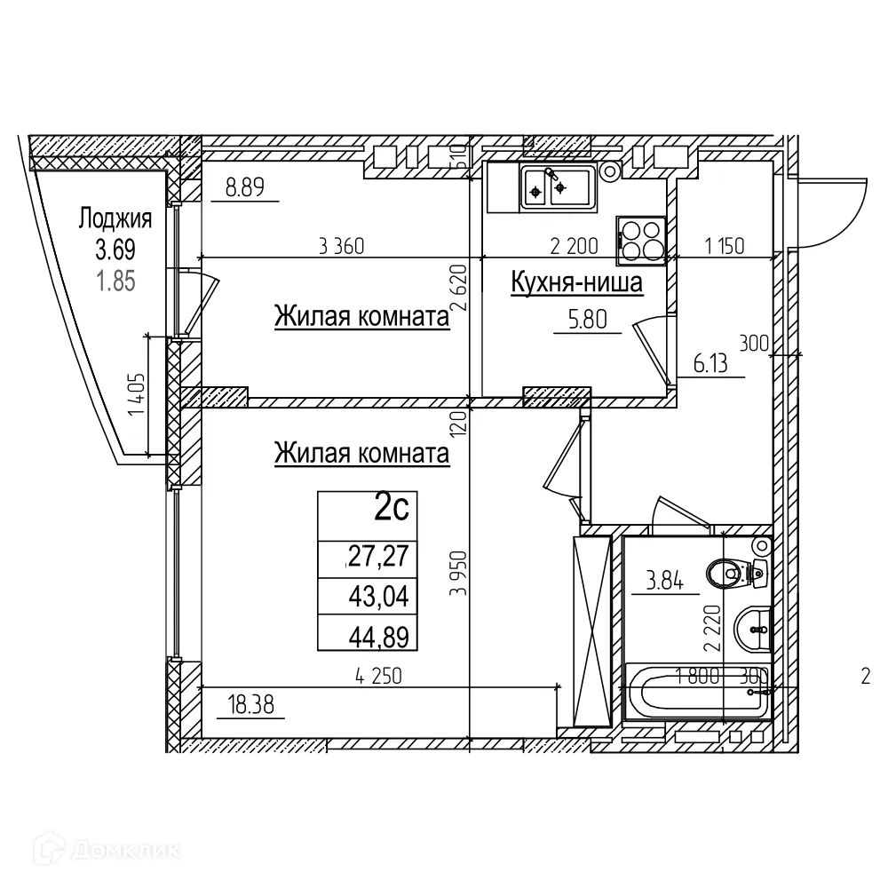 Фото квартиры в ЖК Возрождение