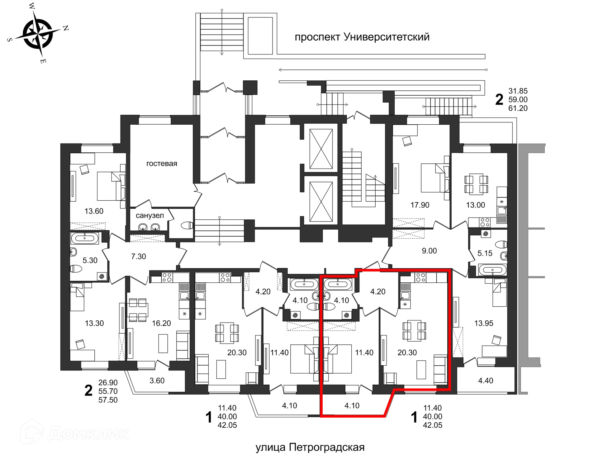 Фото квартиры в ЖК "Балтийский"
