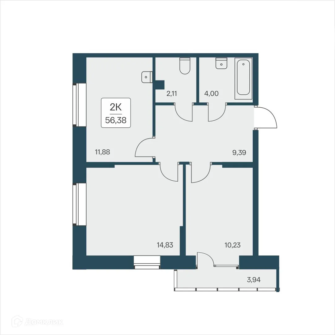 Фото квартиры в ЖК Расцветай на Дуси Ковальчук