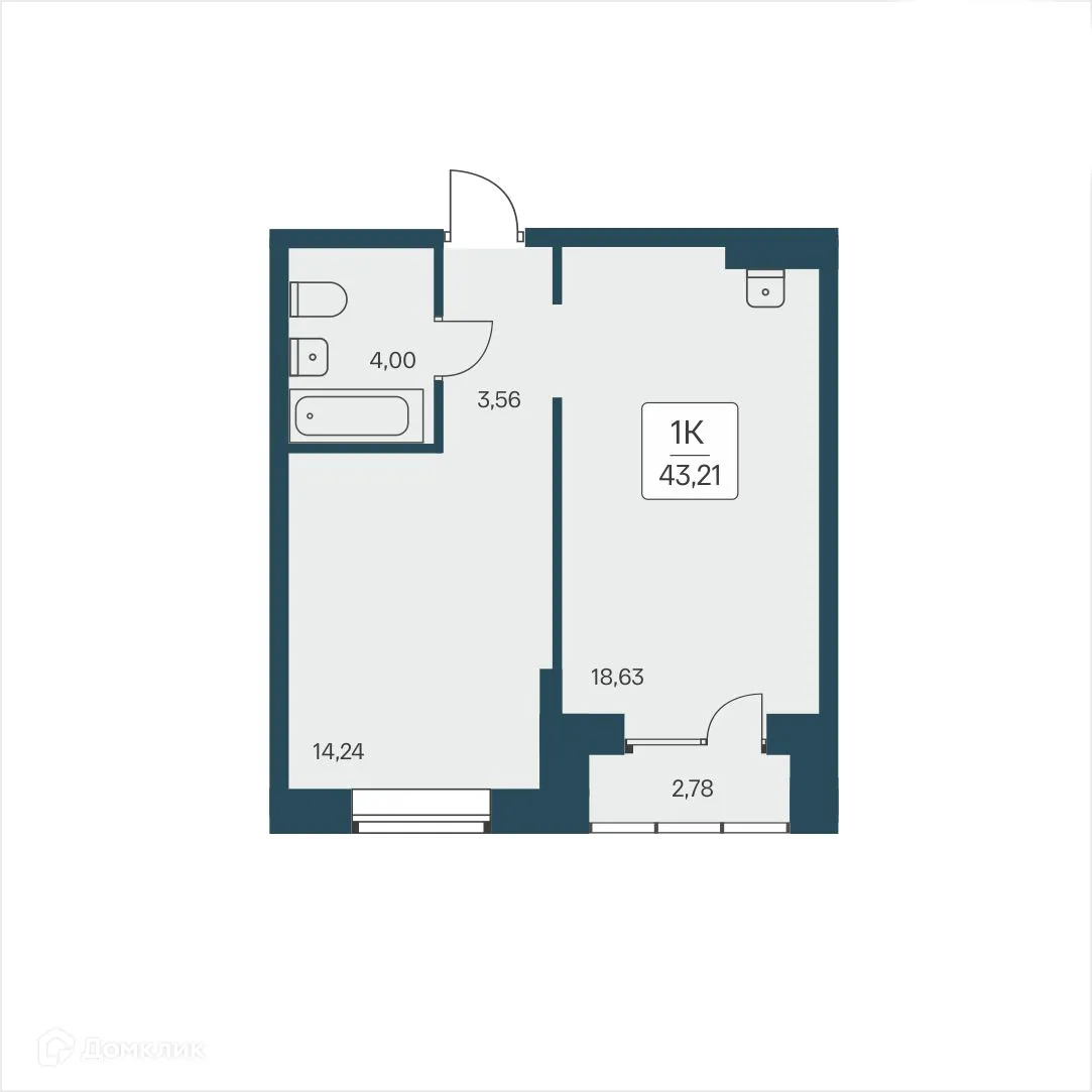 Фото квартиры в ЖК Расцветай на Дуси Ковальчук