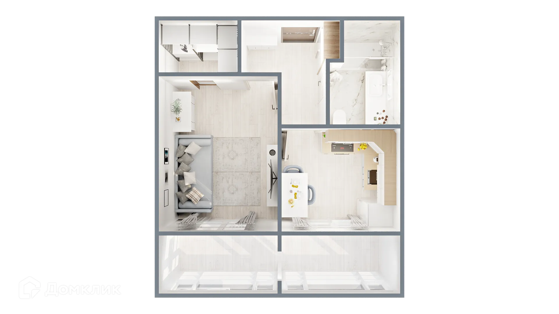 Фото квартиры в ЖК САМОЦВЕТЫ