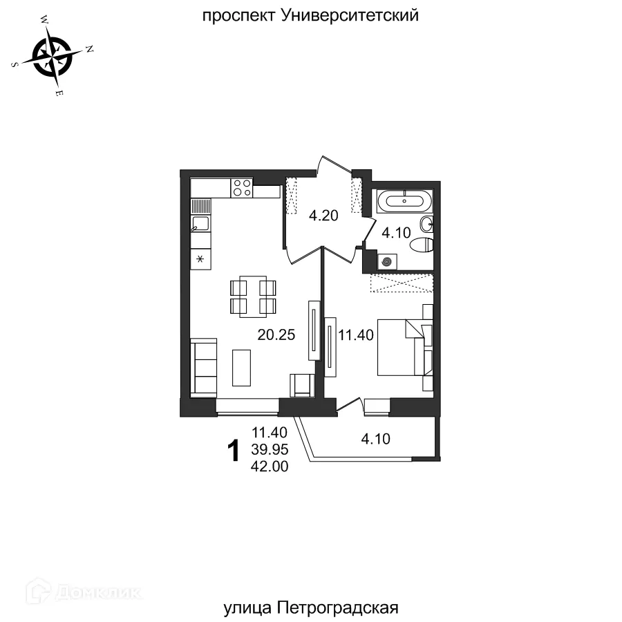 Фото квартиры в ЖК "Балтийский"