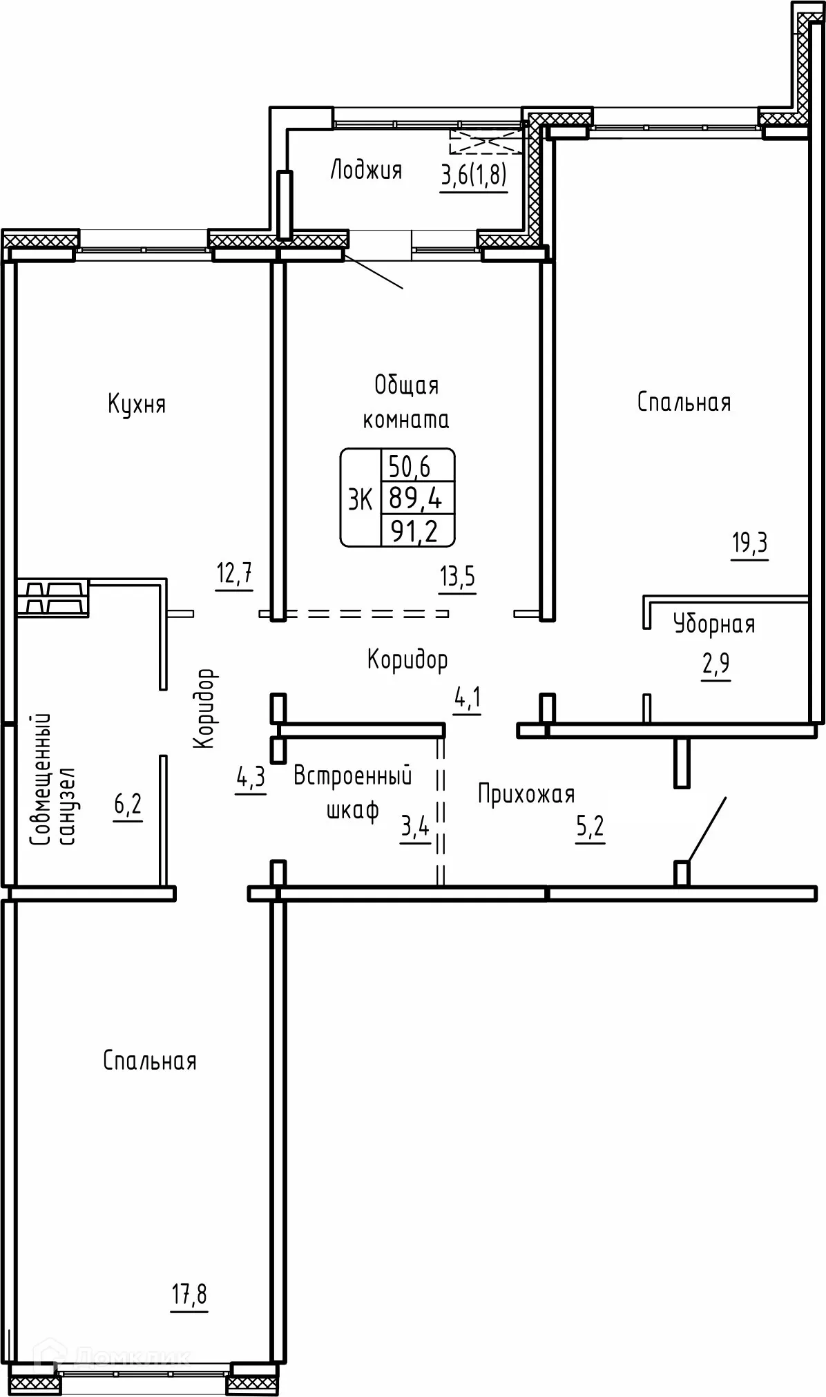 Фото квартиры в ЖК САМОЦВЕТЫ