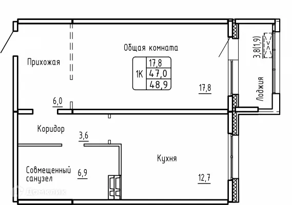 Фото квартиры в ЖК САМОЦВЕТЫ