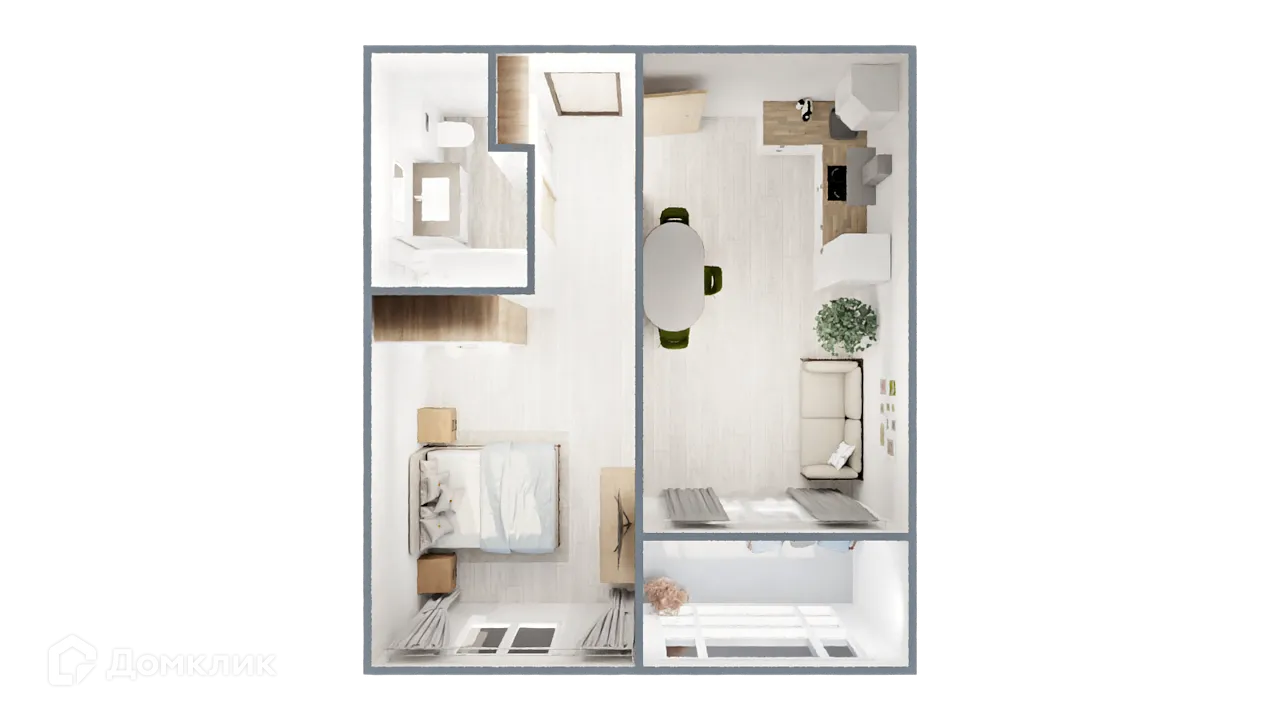 Фото квартиры в ЖК САМОЦВЕТЫ