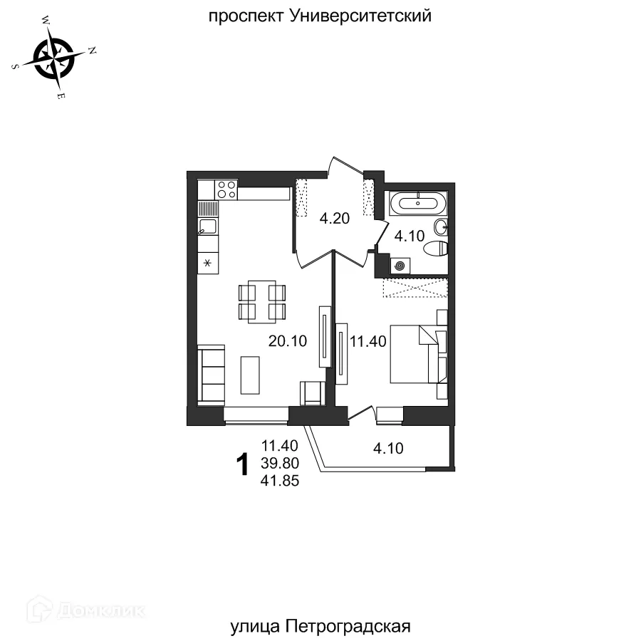 Фото квартиры в ЖК "Балтийский"