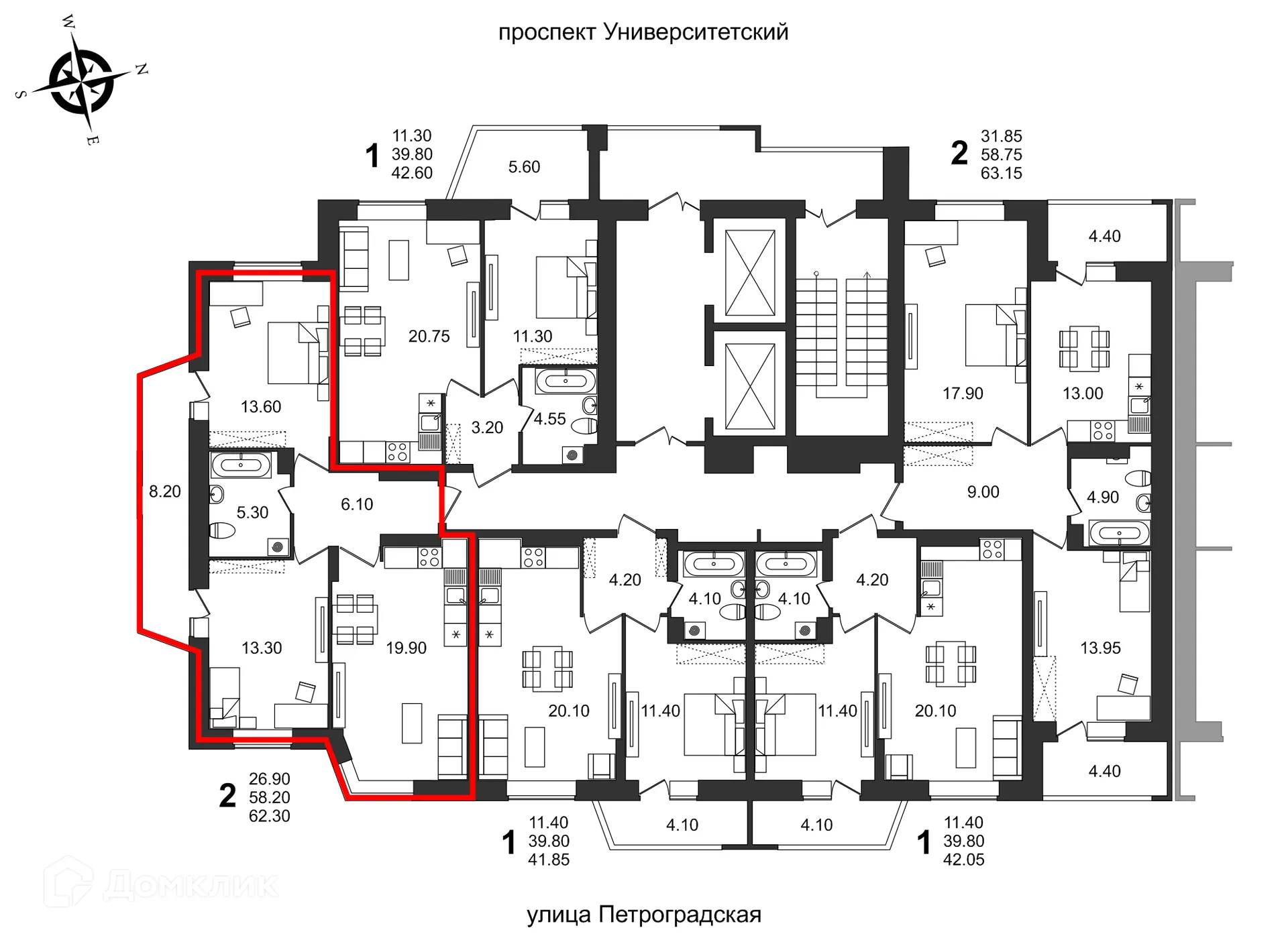 Фото квартиры в ЖК "Балтийский"