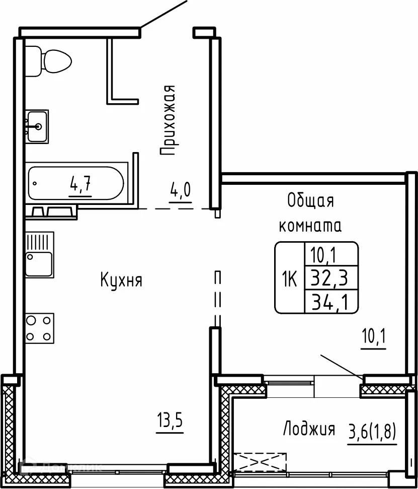 Фото квартиры в ЖК САМОЦВЕТЫ