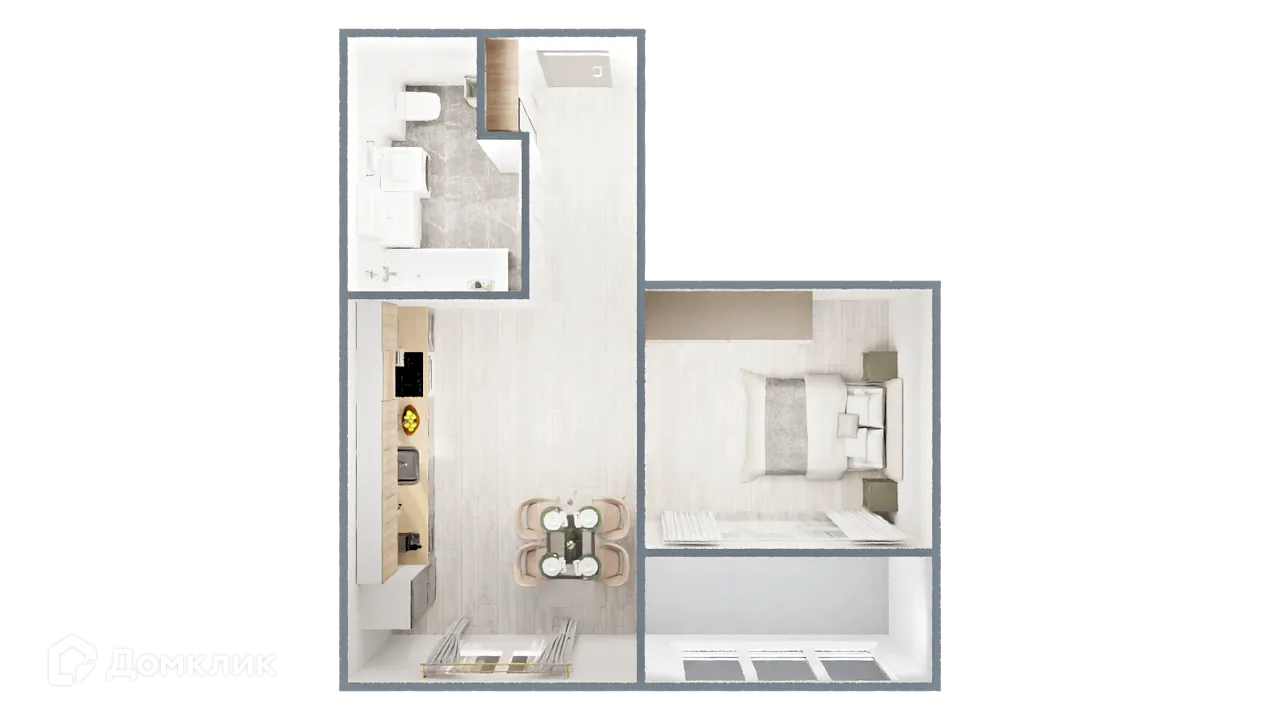 Фото квартиры в ЖК САМОЦВЕТЫ