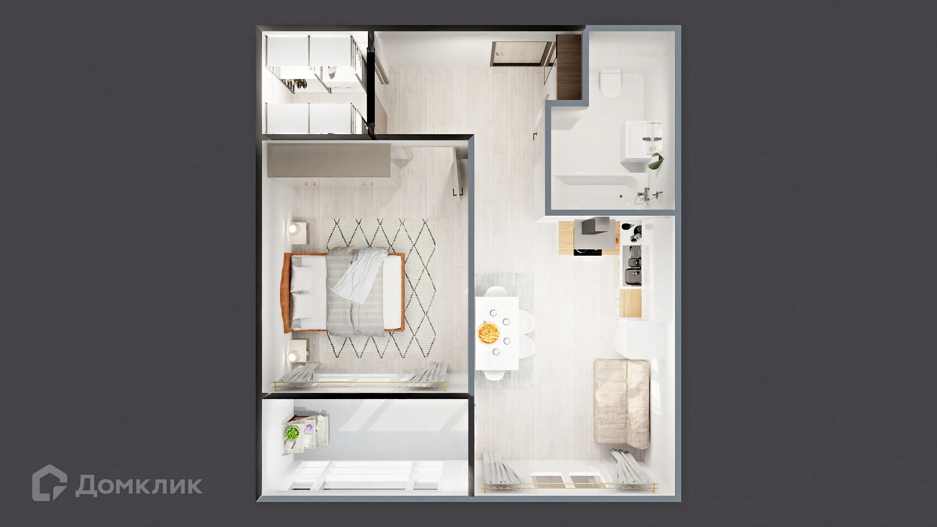 Фото квартиры в ЖК САМОЦВЕТЫ