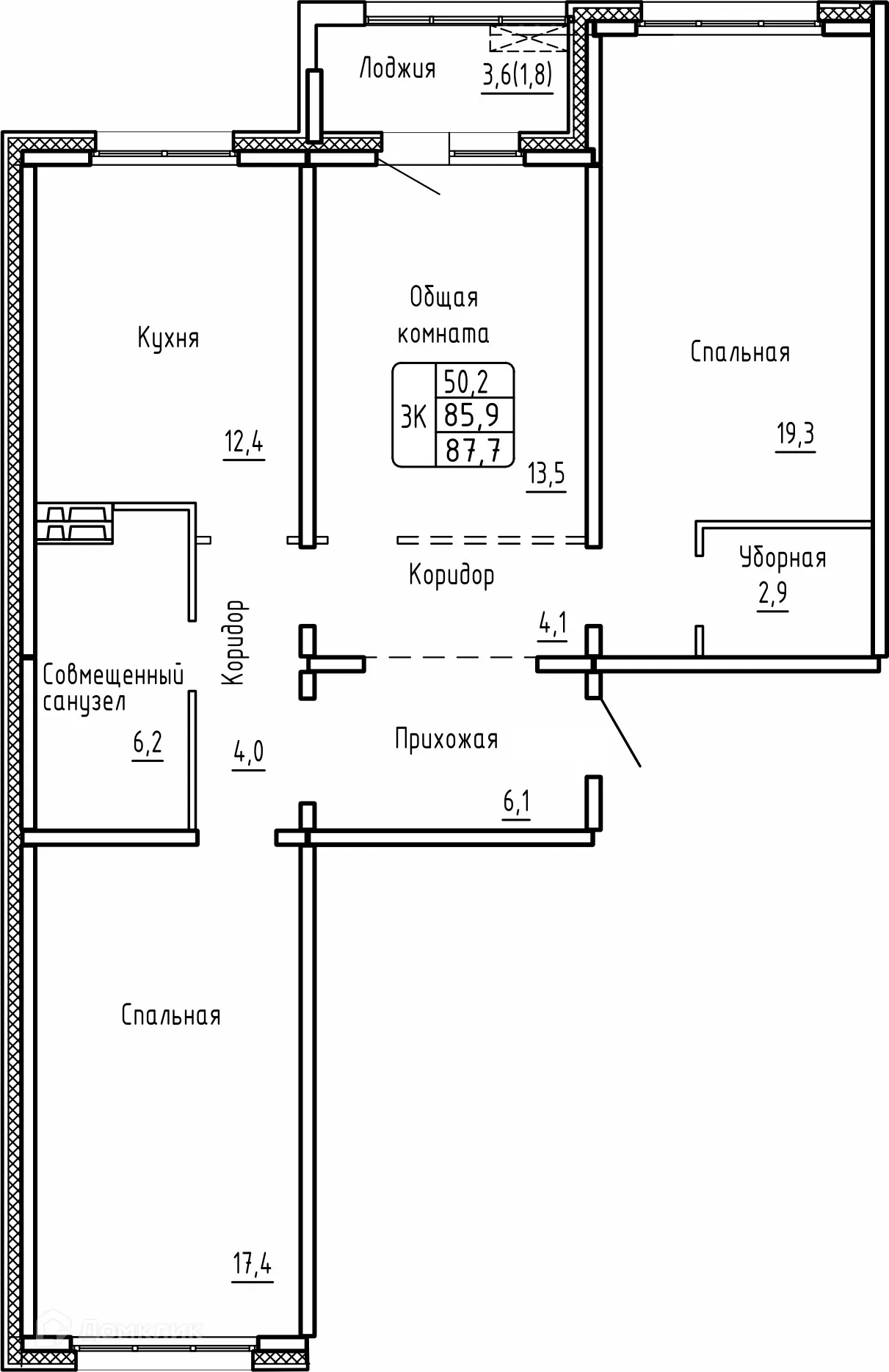 Фото квартиры в ЖК САМОЦВЕТЫ