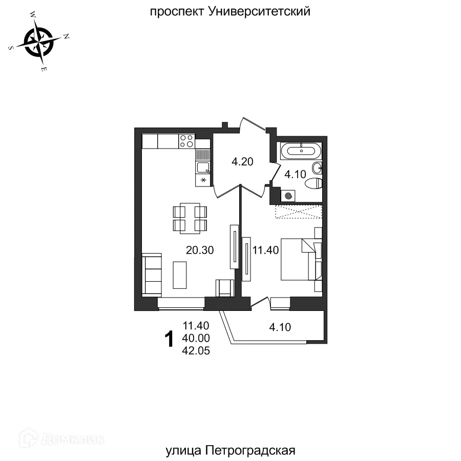 Фото квартиры в ЖК "Балтийский"