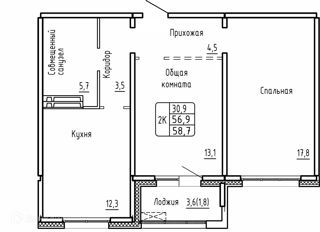Фото квартиры в ЖК САМОЦВЕТЫ