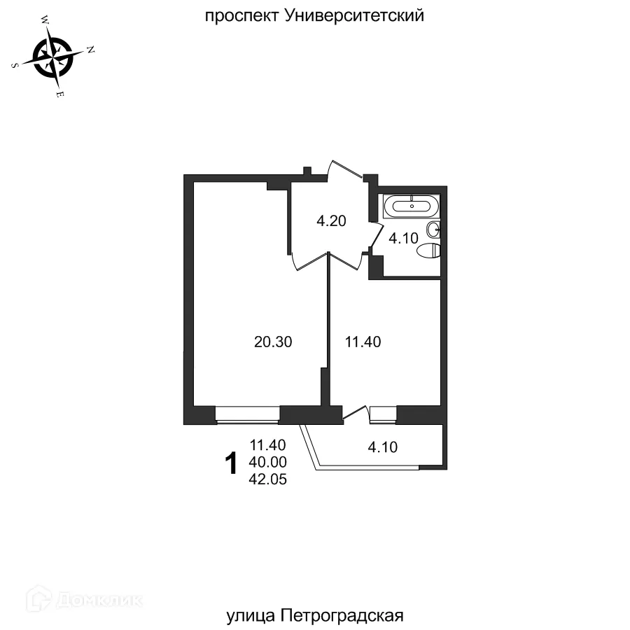 Фото квартиры в ЖК "Балтийский"