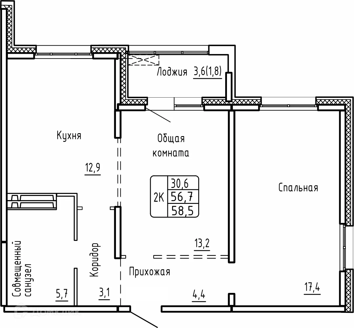 Фото квартиры в ЖК САМОЦВЕТЫ