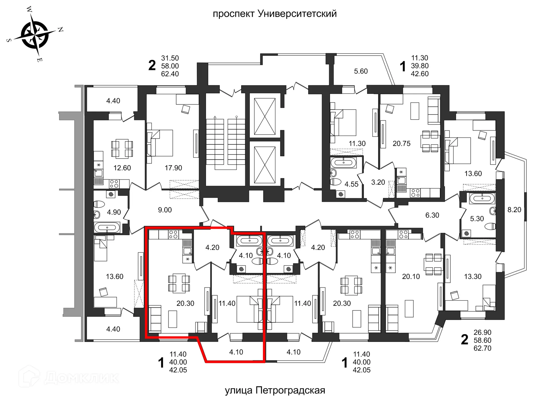 Фото квартиры в ЖК "Балтийский"