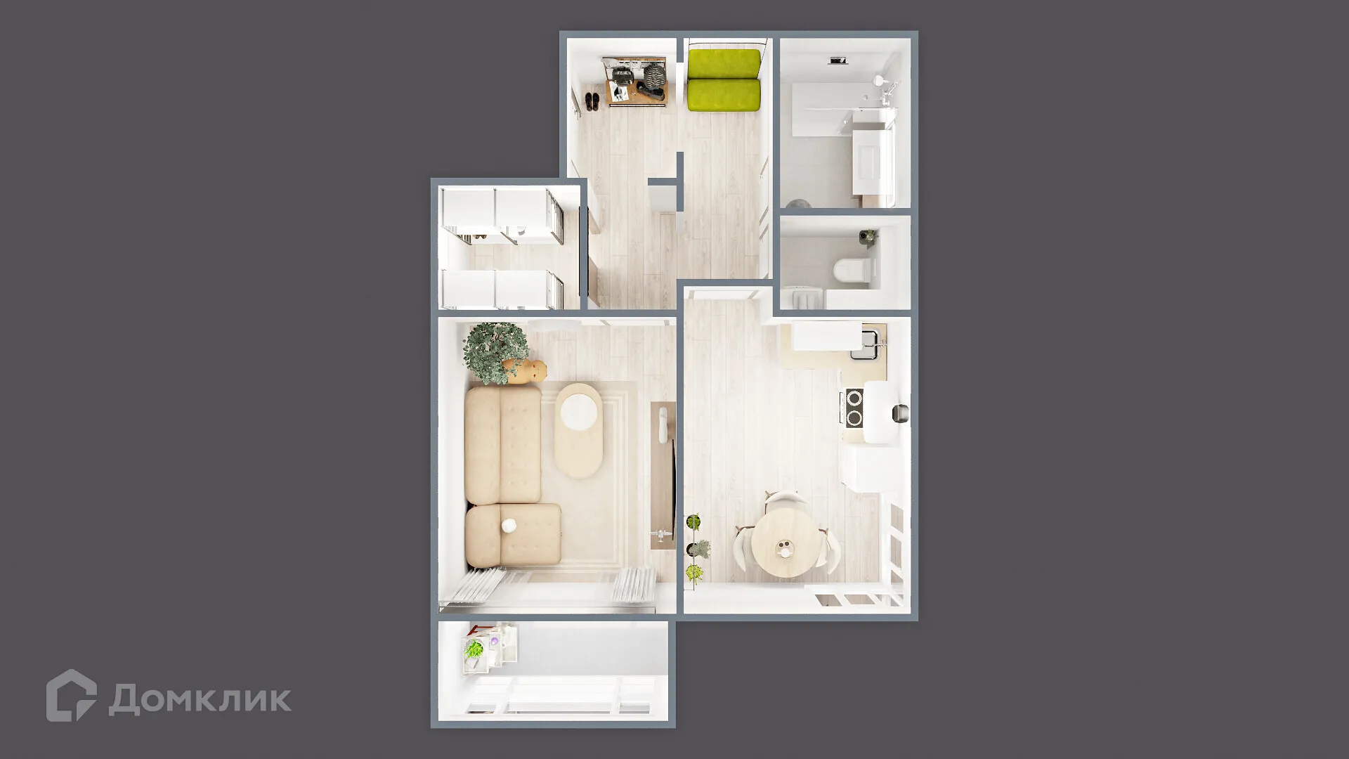 Фото квартиры в ЖК САМОЦВЕТЫ