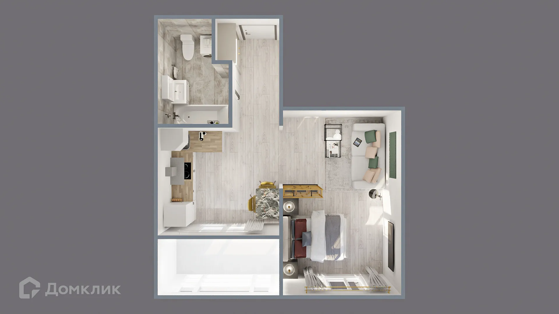 Фото квартиры в ЖК САМОЦВЕТЫ