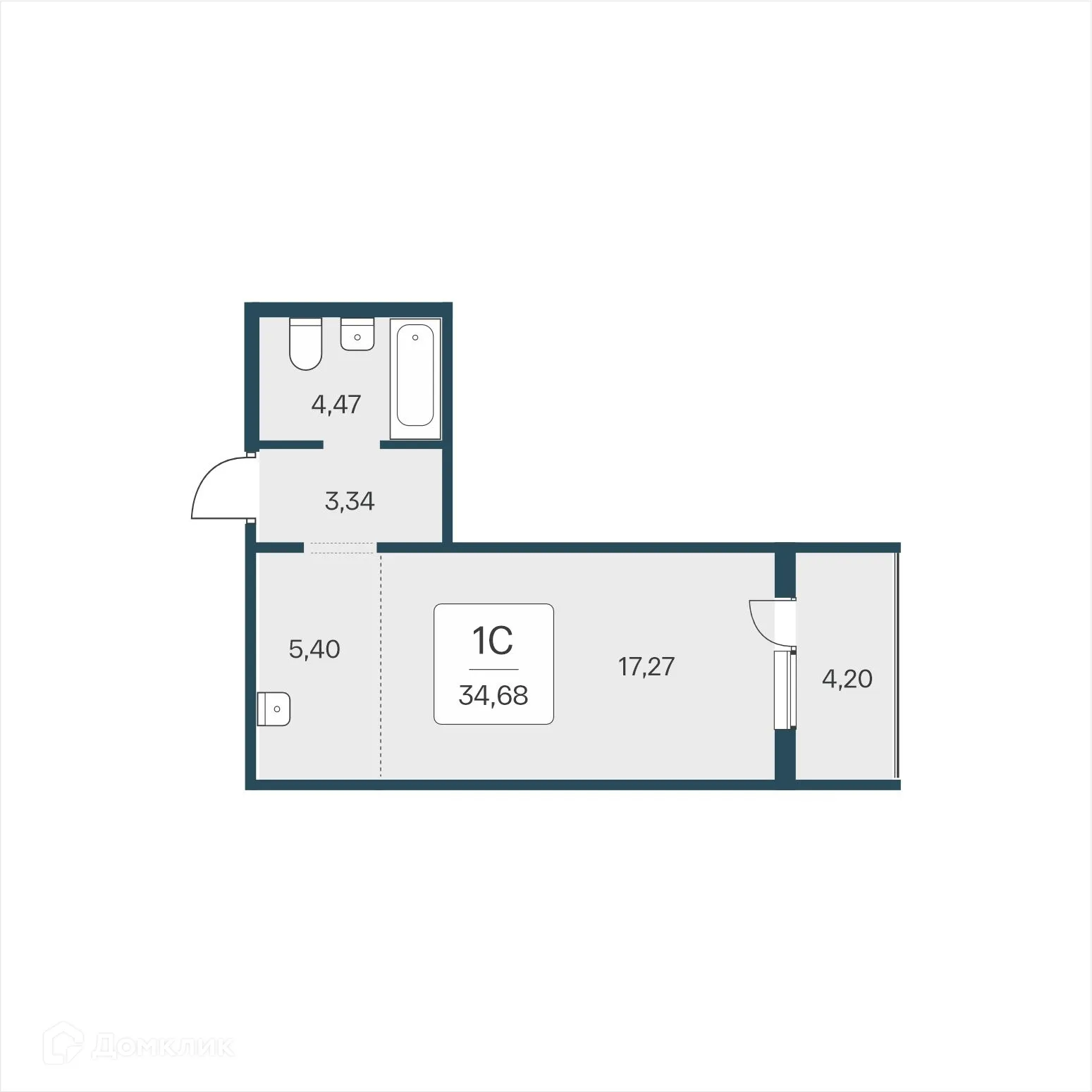 Фото квартиры в ЖК Эко-квартал на Кедровой