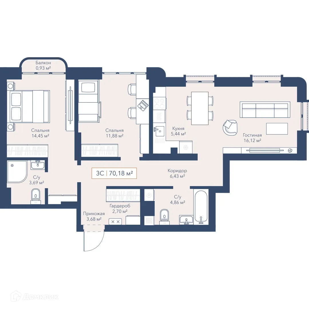 Фото квартиры в ЖК Will Art (Вилл Арт)