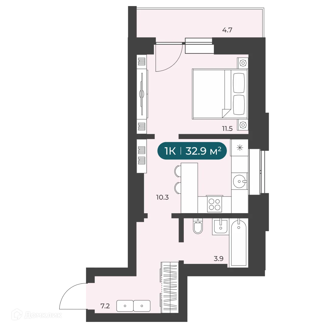 Фото квартиры в ЖК"Черемушки" на Приморской