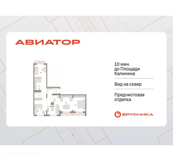 Квартира в ЖК Авиатор