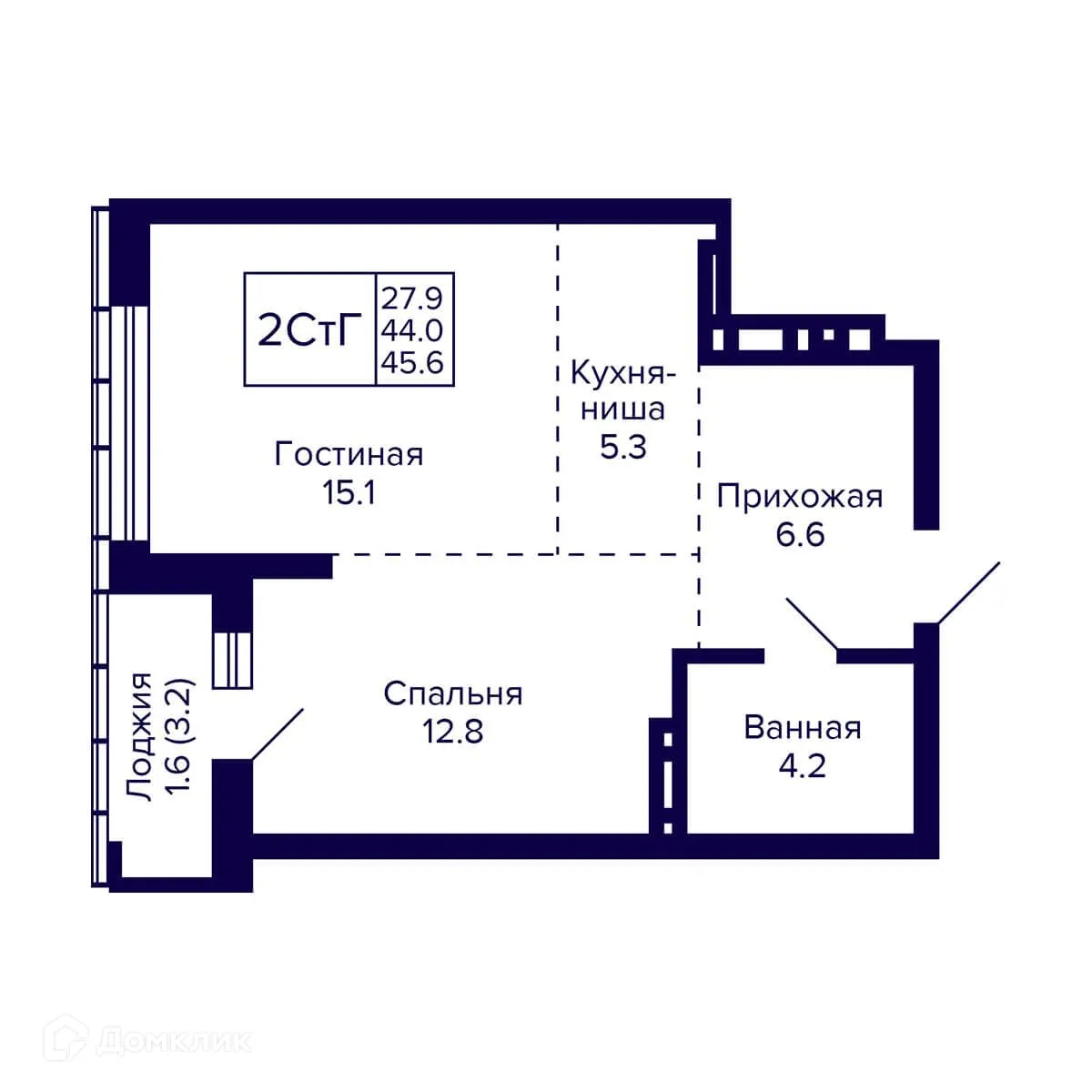 Фото квартиры в ЖК Жилой дом "GRANDO" (Грандо)