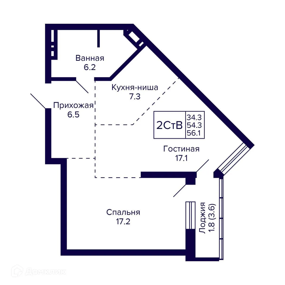 Фото квартиры в ЖК Жилой дом "GRANDO" (Грандо)