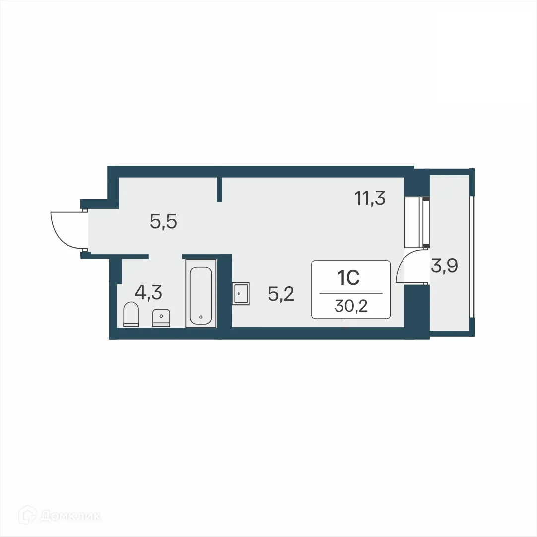 Фото квартиры в ЖК Расцветай на Красном