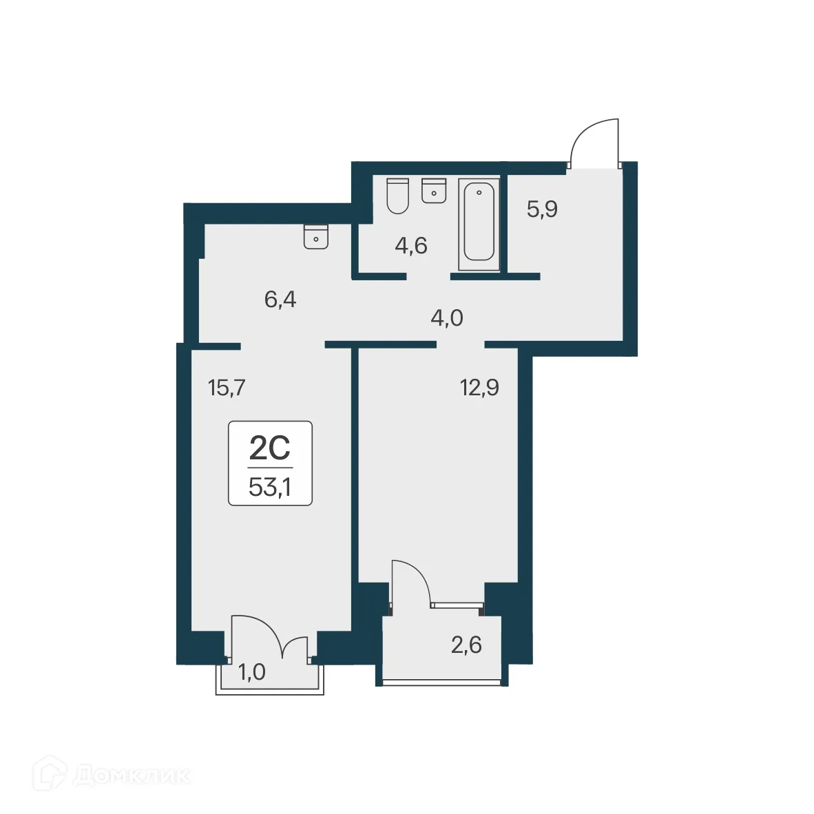 Фото квартиры в ЖК Расцветай на Красном