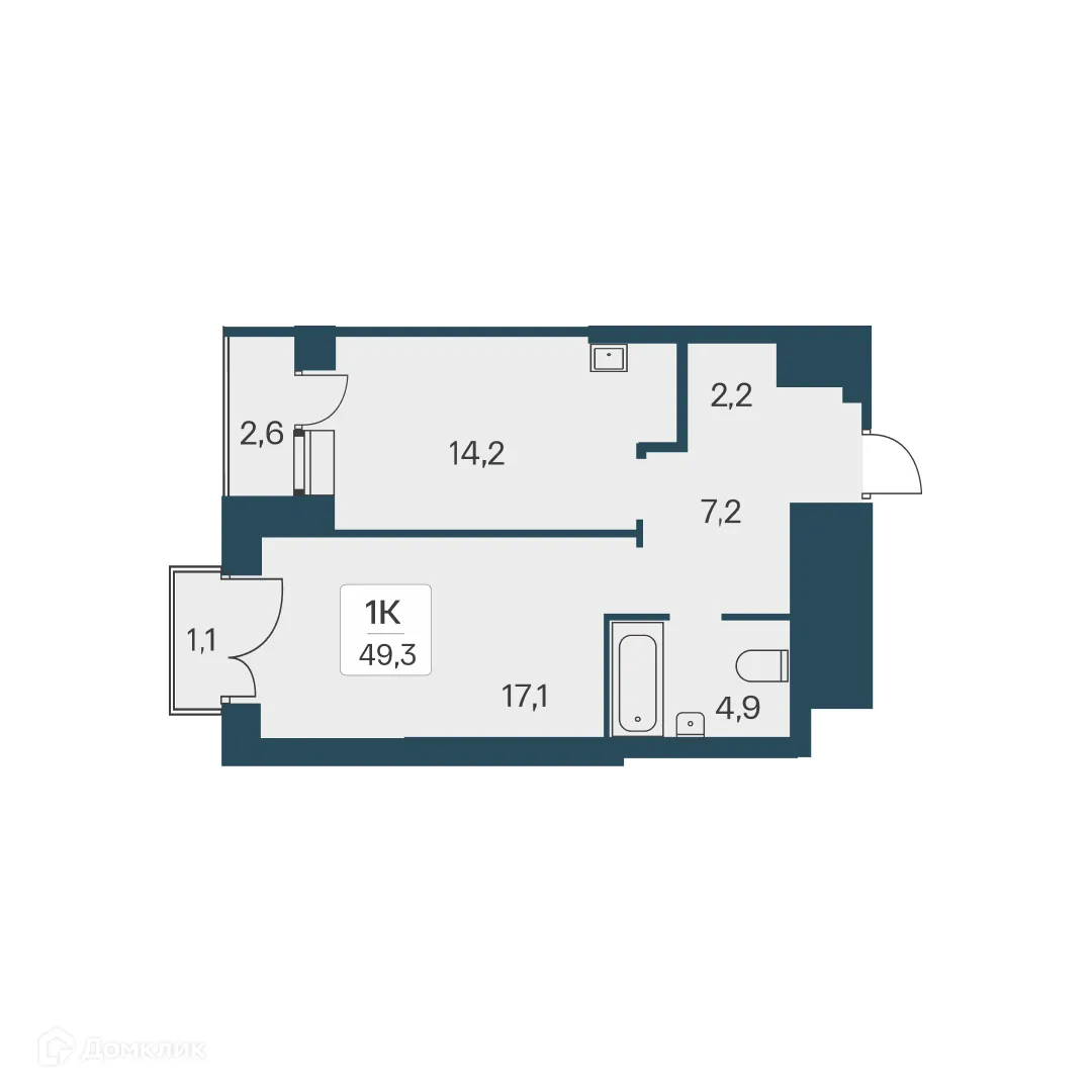 Фото квартиры в ЖК Расцветай на Красном