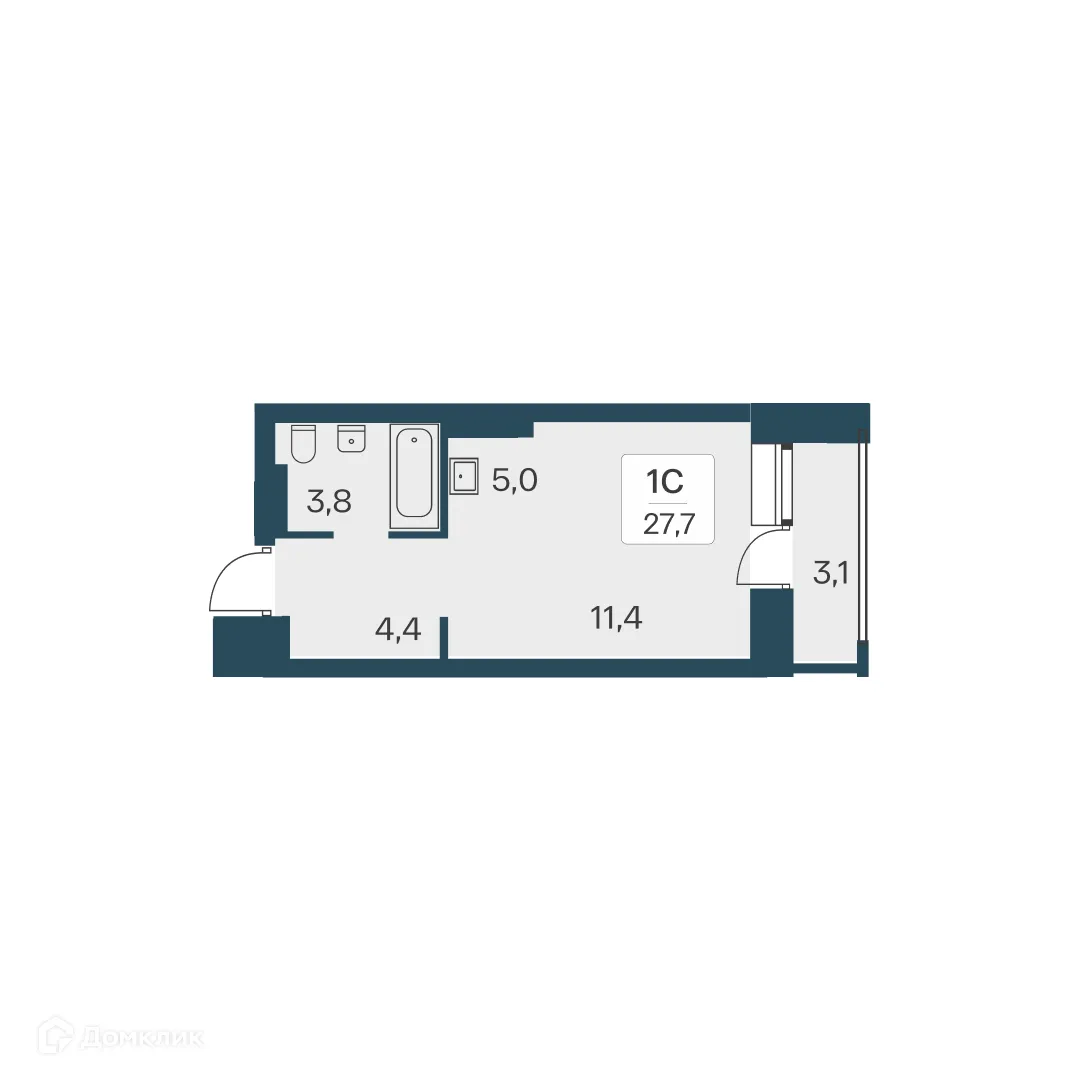 Фото квартиры в ЖК Расцветай на Красном