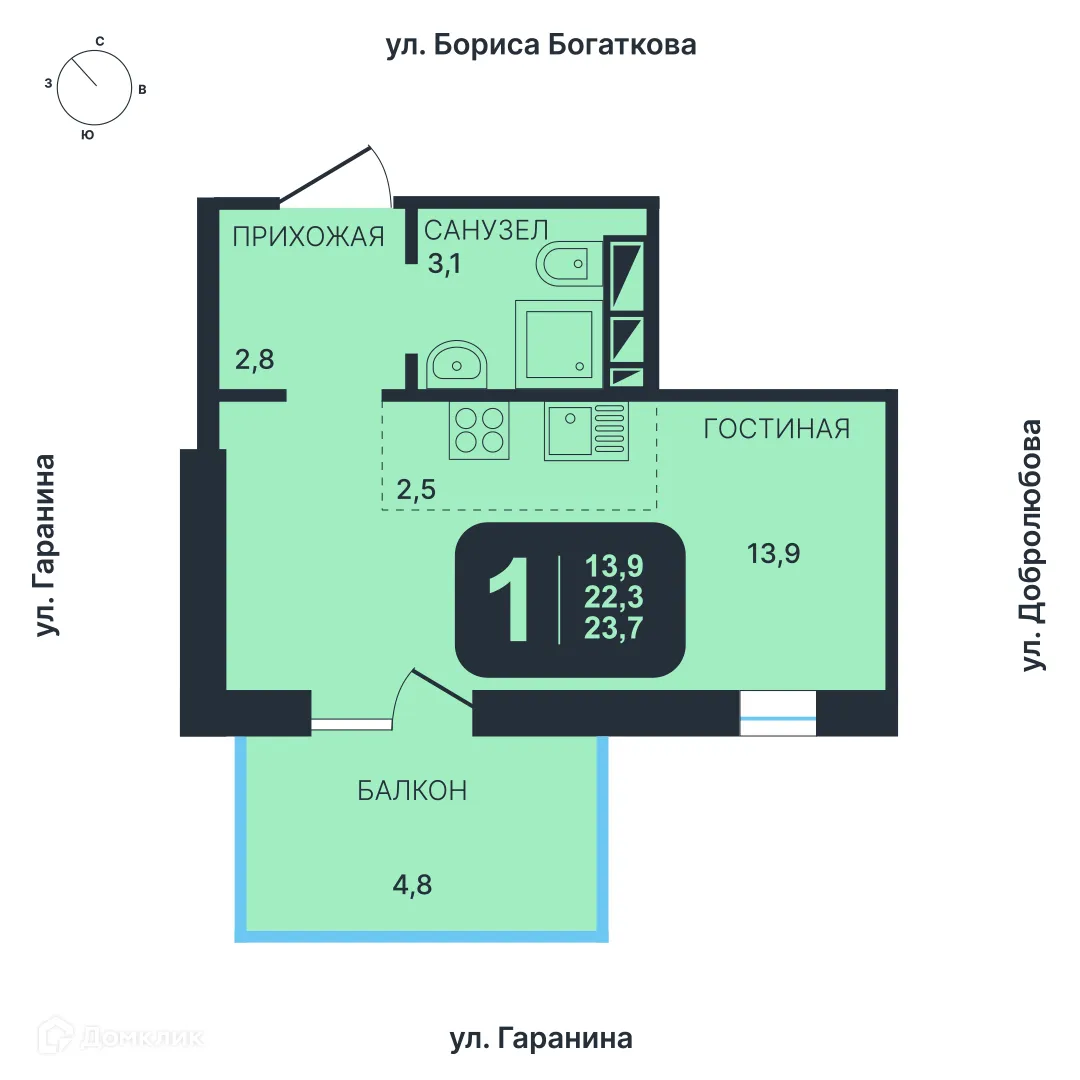 Фото квартиры в ЖК Никольский парк