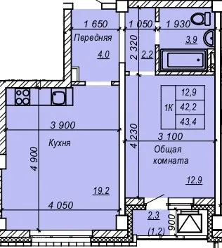 Фото квартиры в ЖК Серебряный ключ