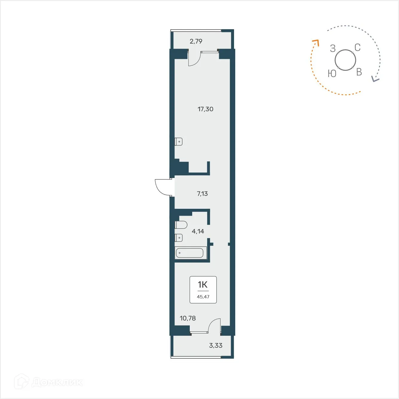 Фото квартиры в ЖК Расцветай на Авиастроителей