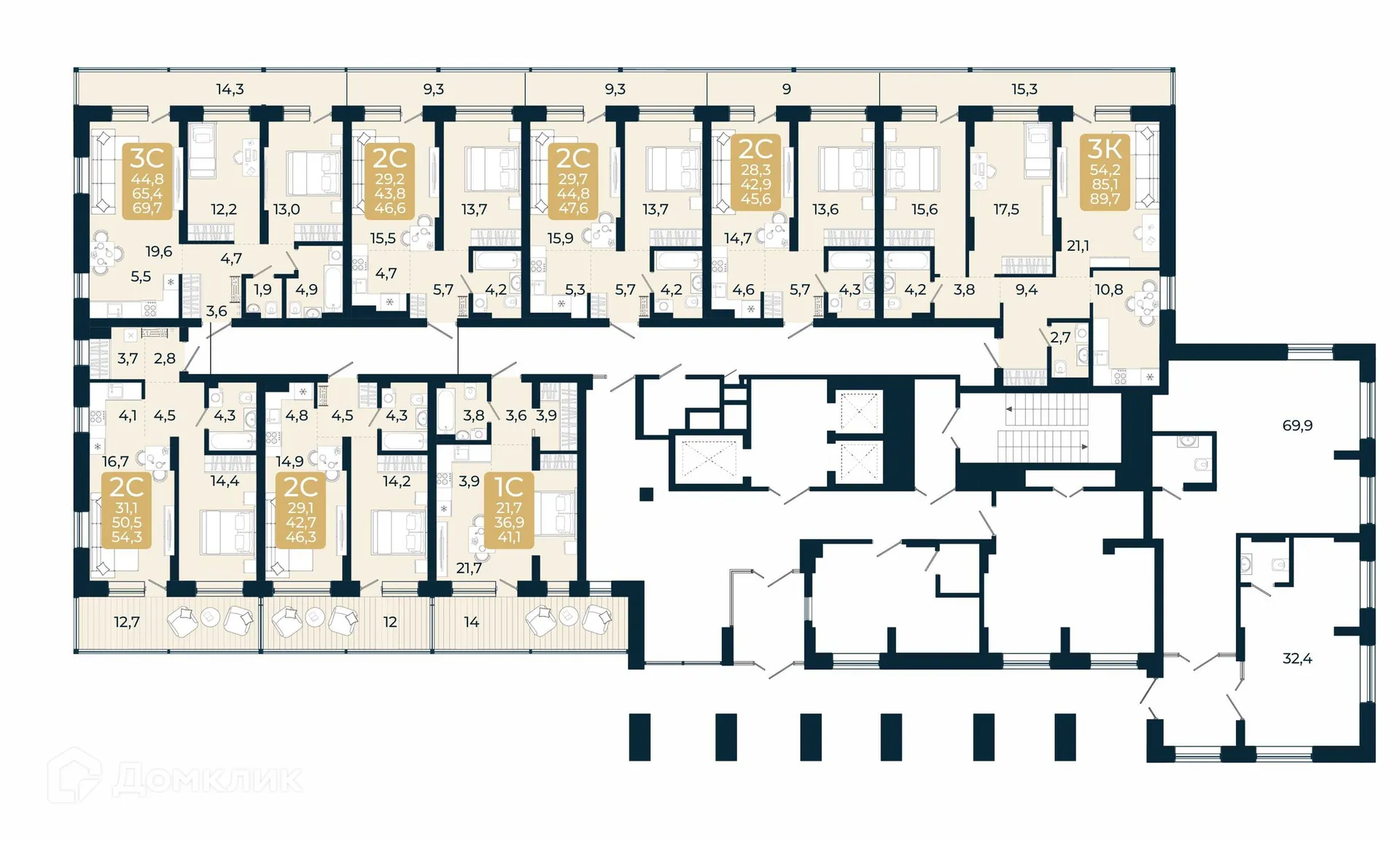 Фото квартиры в ЖК Первый на Есенина