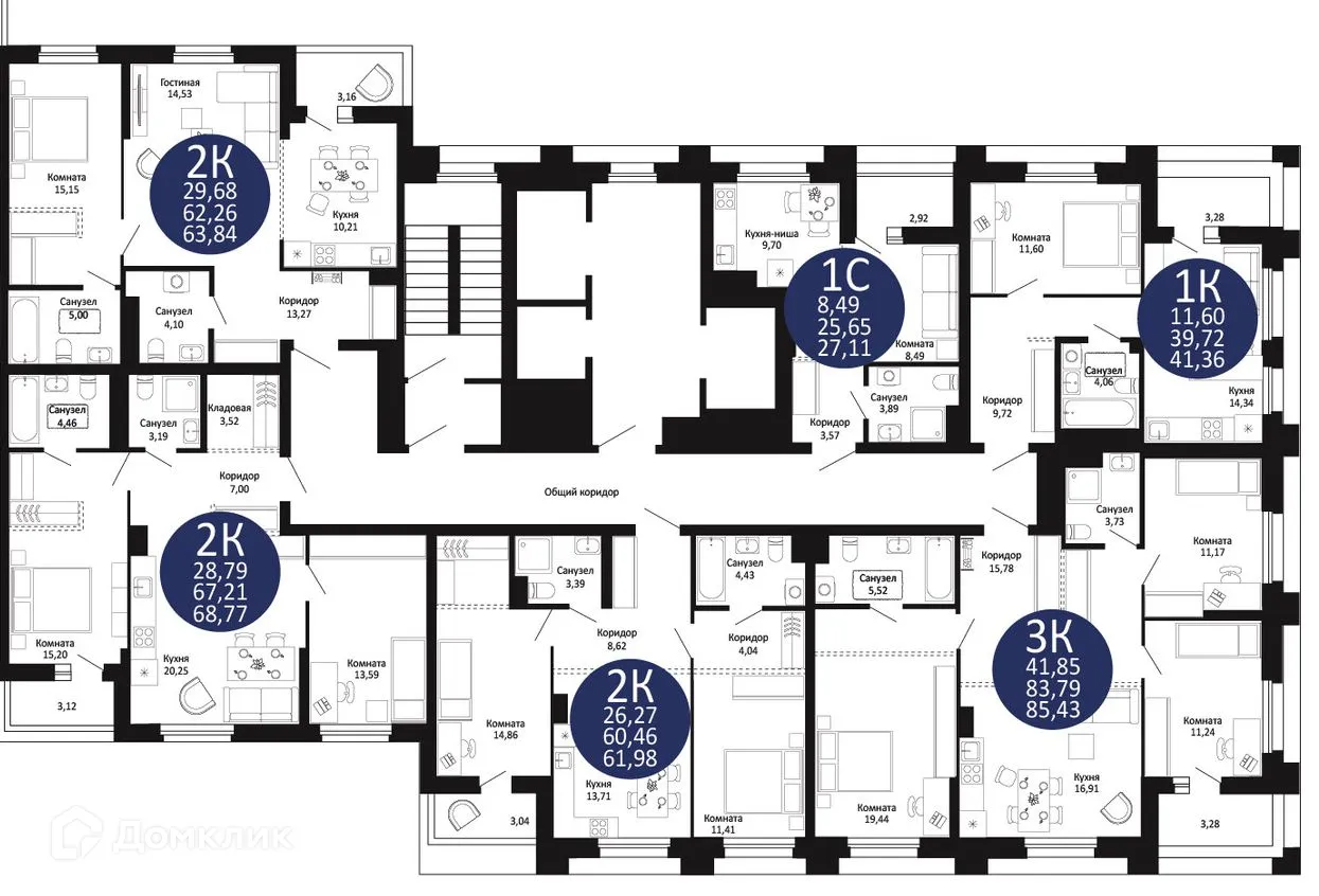 Фото квартиры в ЖК "Первый на Рябиновой"