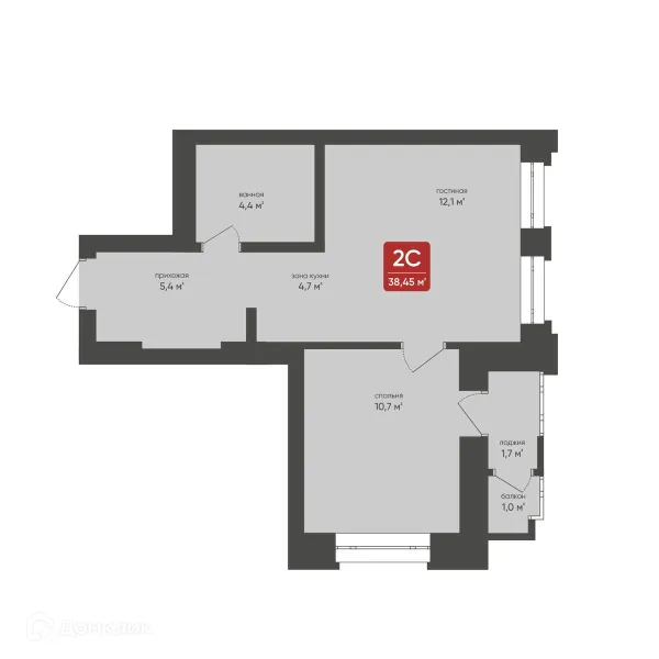 2 комн. квартиры в Новосибирске новостройки