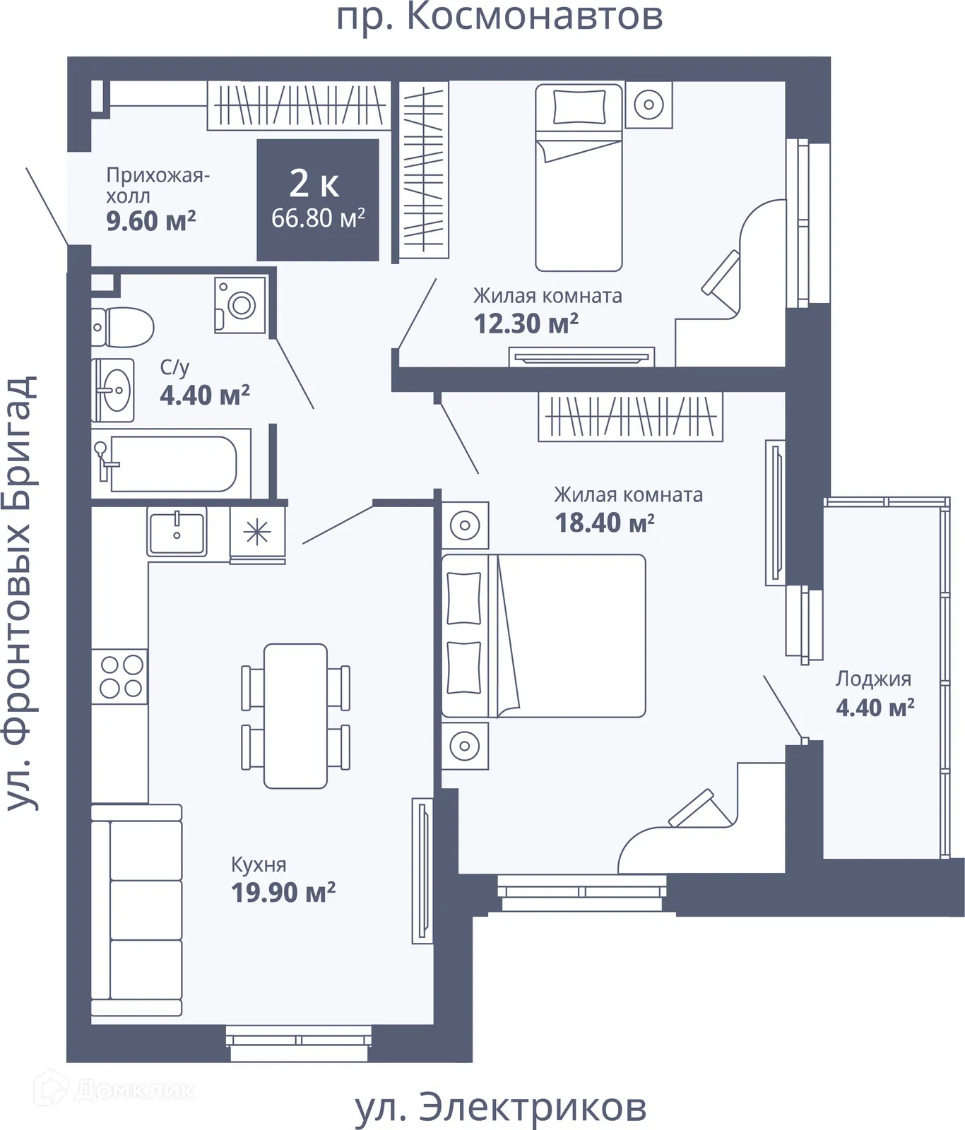 Фото квартиры в ЖК "Атмосфера"