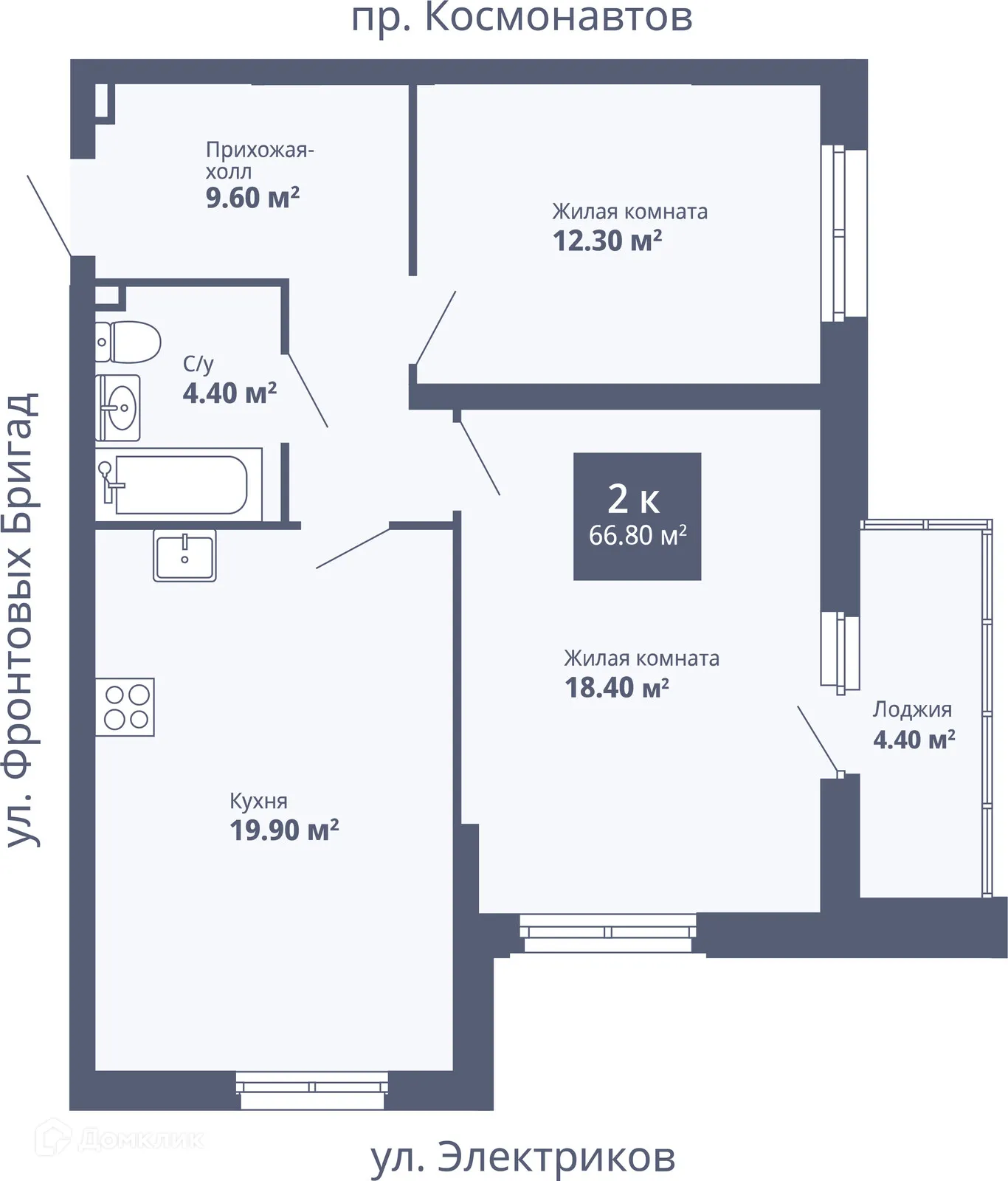 Фото квартиры в ЖК "Атмосфера"