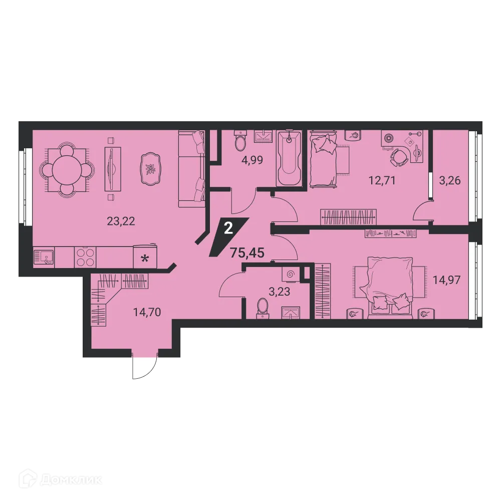 Фото квартиры в ЖК ТЕМП