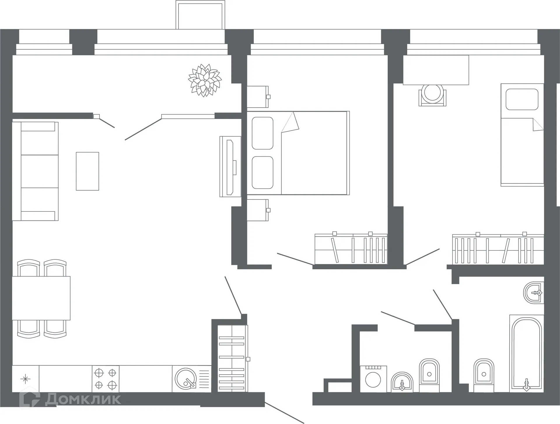 Фото квартиры в ЖК "Проспект Мира"