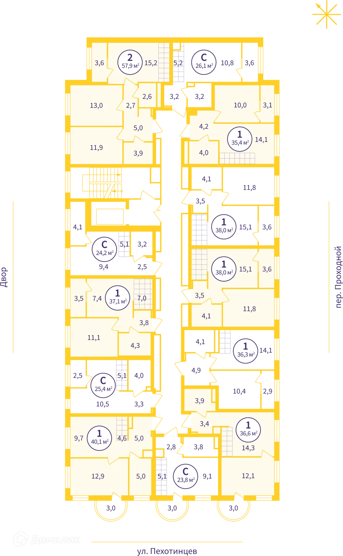 Фото квартиры в ЖК Астон. Движение